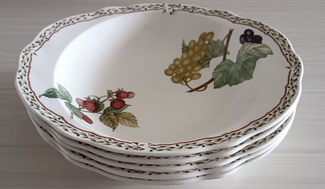 ノリタケロイヤルオーチャードカレー、パスタボウル5枚セット