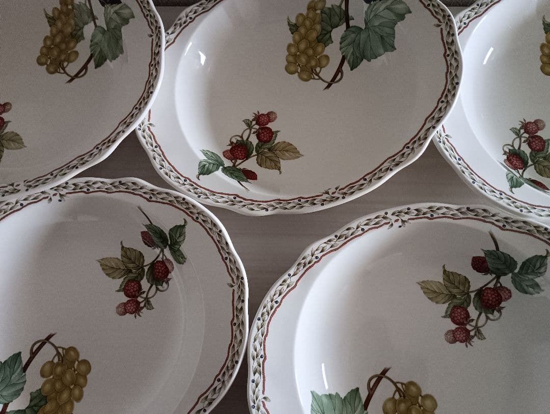 ノリタケロイヤルオーチャードカレー、パスタボウル5枚セット