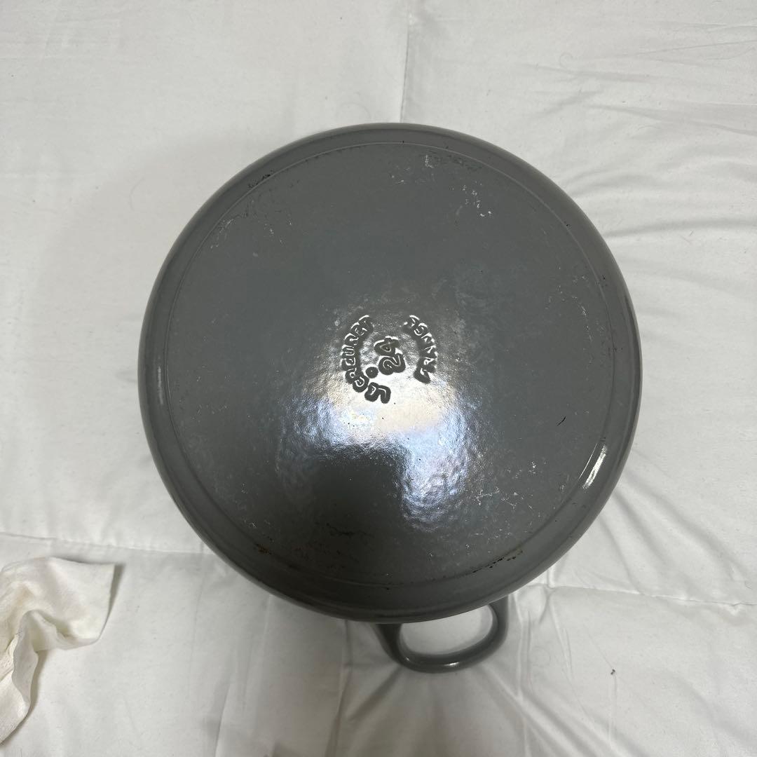 LE CREUSET 鋳鉄製 両手鍋 24cm グレー