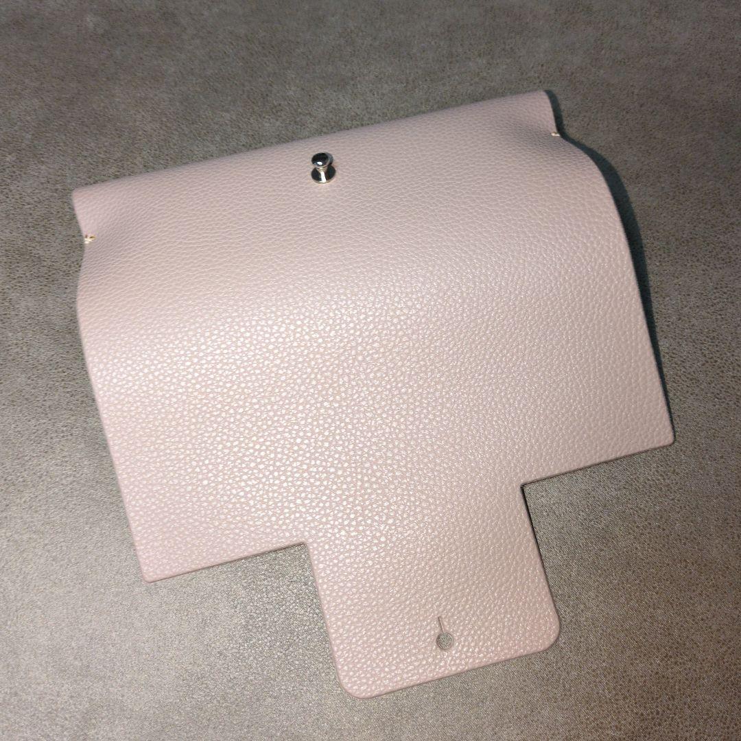 ピンク 合成皮革 メガネケース スナップボタン付き - メルカリ