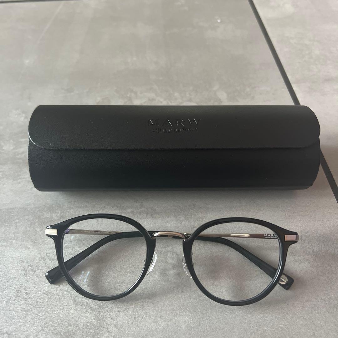 Zoff×MARW UNITED ARROWS 中顔面短縮 ウェリントン メガネ