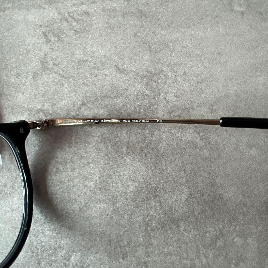 Zoff×MARW UNITED ARROWS 中顔面短縮 ウェリントン メガネ