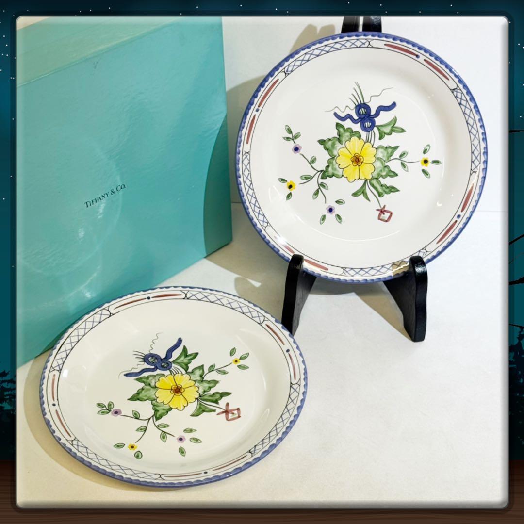 ティファニー アンティーク プレート皿2枚セット 新品 - メルカリ
