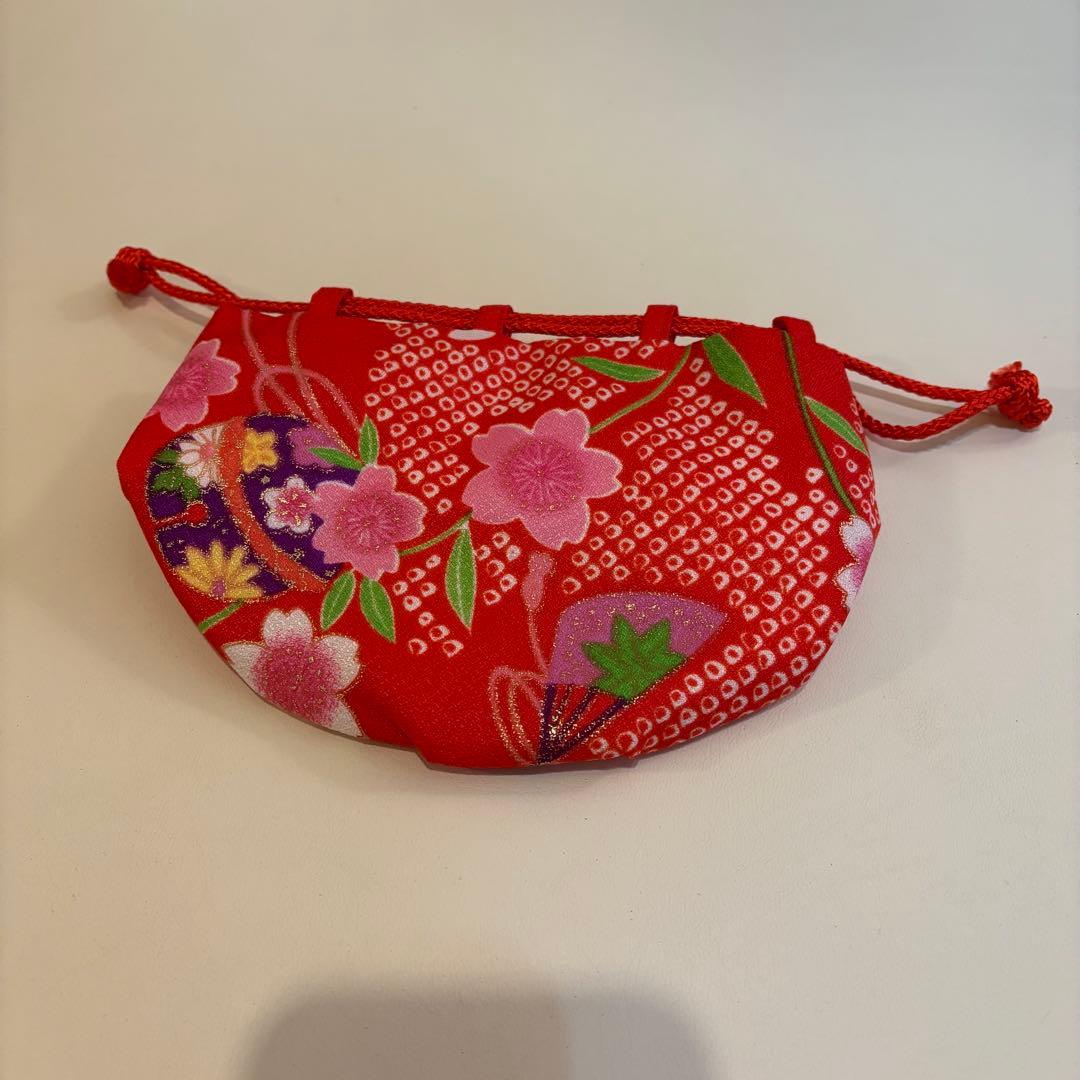 七五三 3歳 被布、ヘッドドレス、着物セット