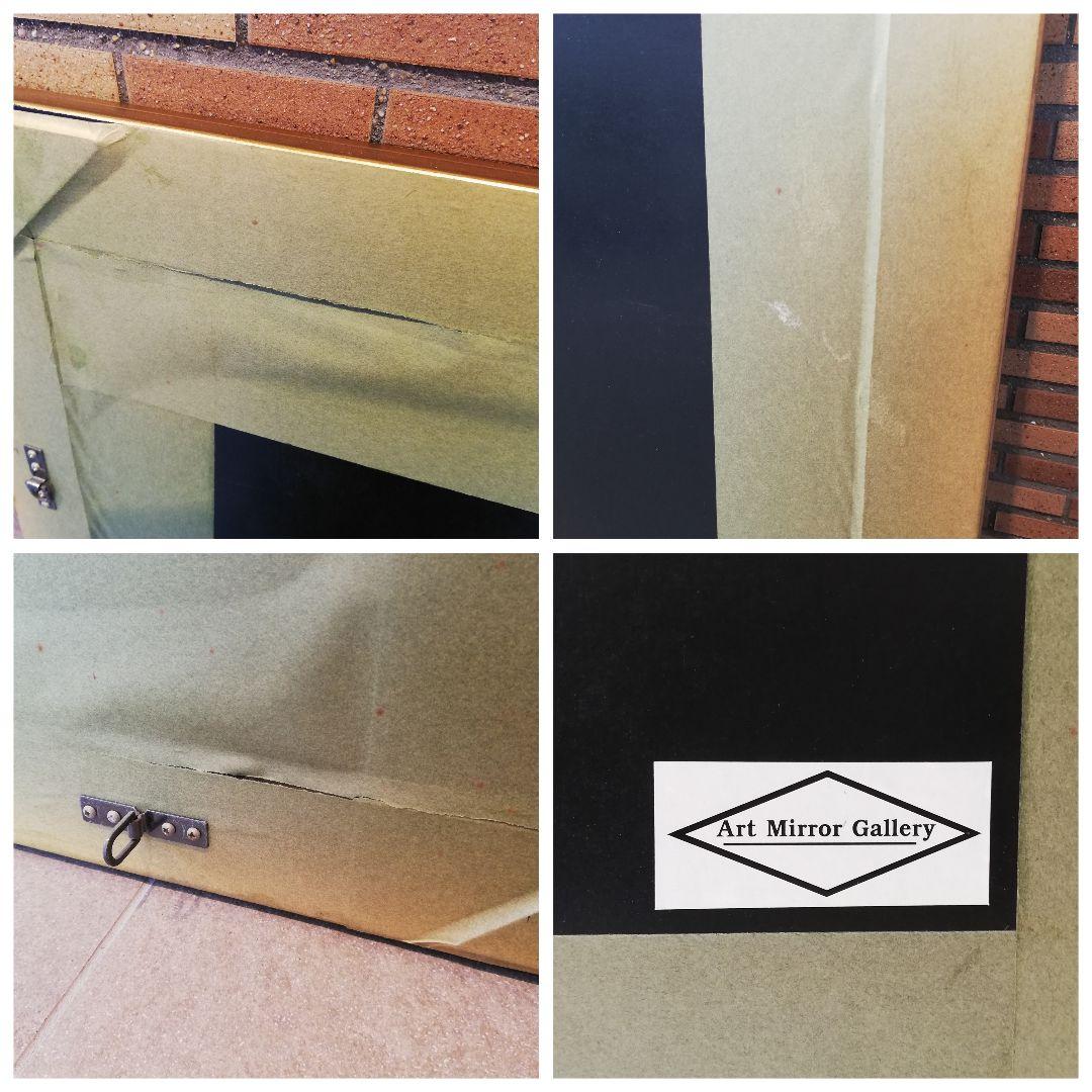 Φ Art Mirror Galleryカットガラス 壁掛けミラー