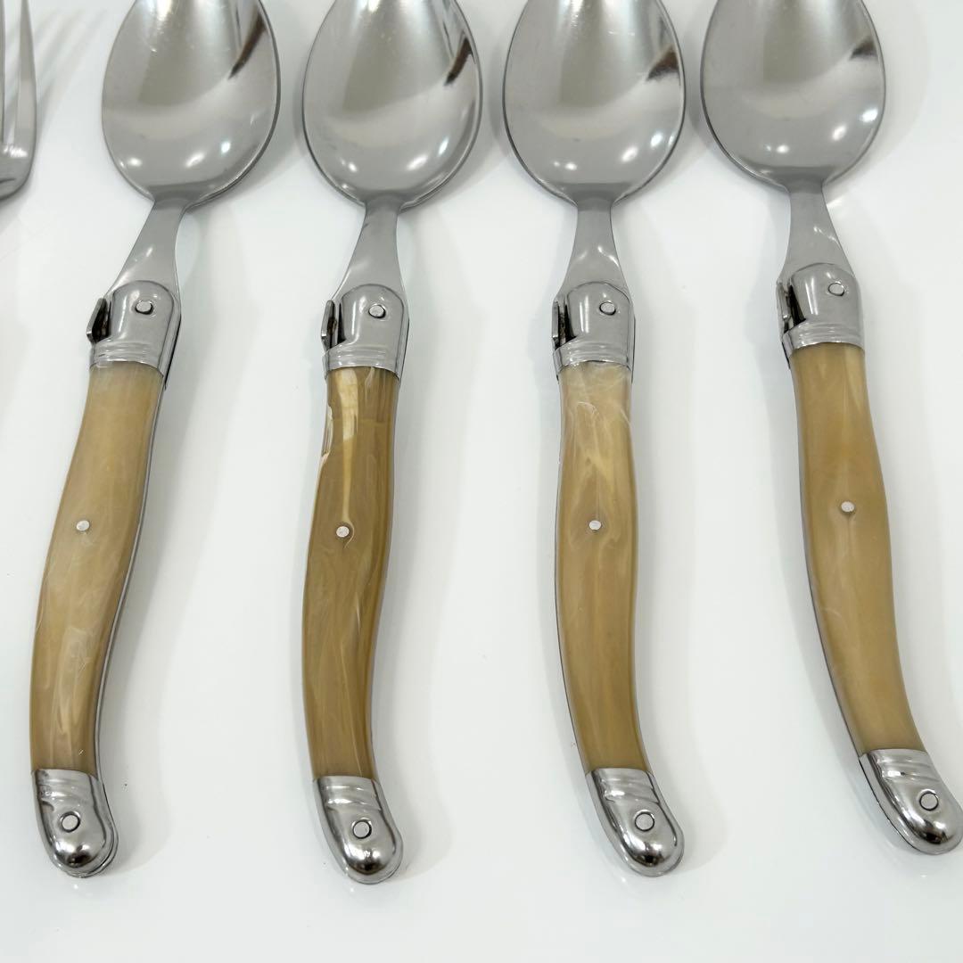 LAGUIOLE ラギオール ライヨール カトラリーセット アイボリー 12本