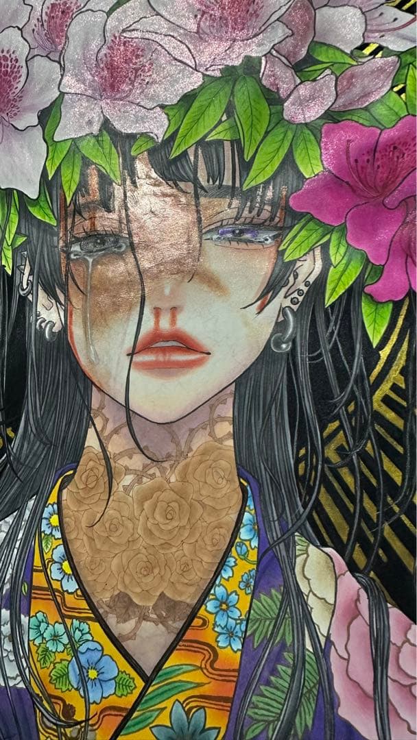 手描き イラスト オリジナルイラスト コピック コピックイラスト