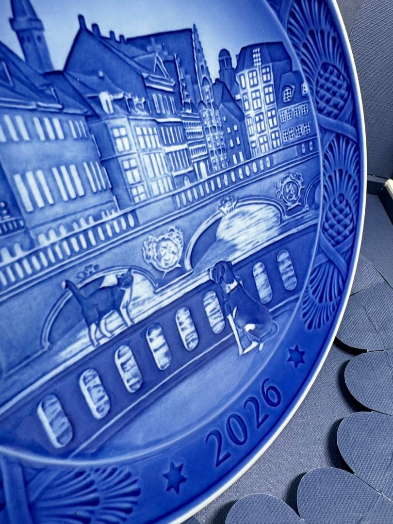 新品ブルーコレクタブル ロイヤル コペンハーゲン イヤープレート 2026年版