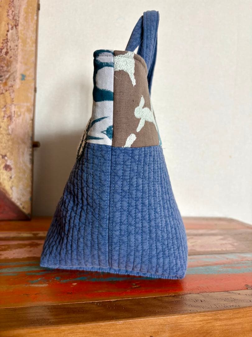 ミナペルホネン生地使用 ✳︎ ヌビトート（デニムブルー）