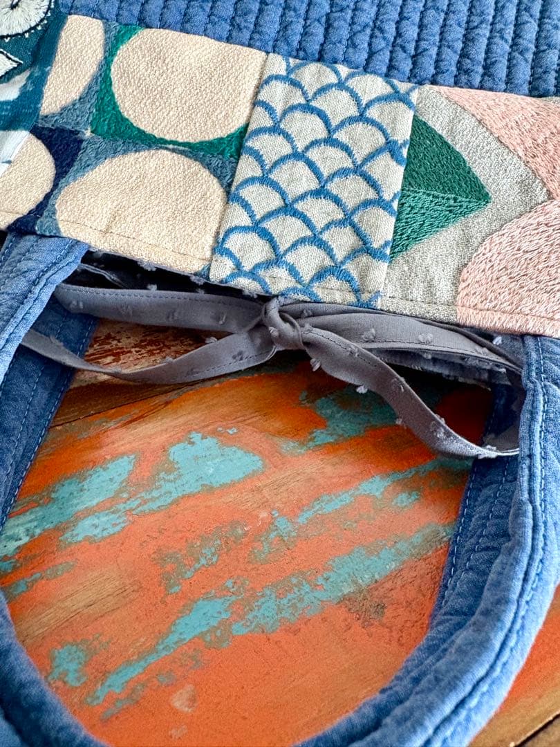 ミナペルホネン生地使用 ✳︎ ヌビトート（デニムブルー）