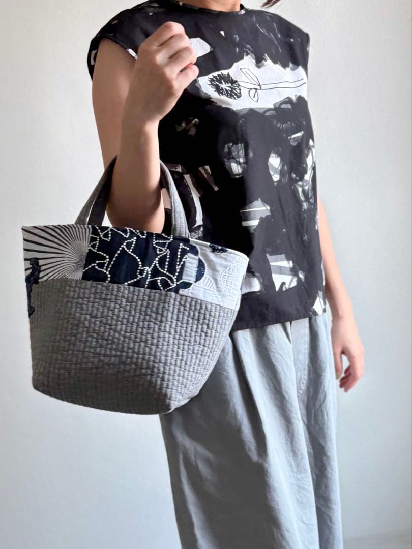 ミナペルホネン生地使用 ✳︎ ヌビトート（デニムブルー）