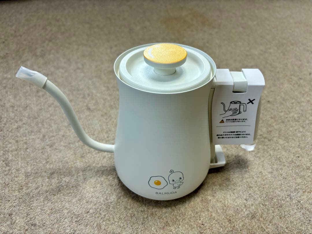 【激レア/非売品】バルミューダ電気ケトル[チキンラーメンひよこちゃん]