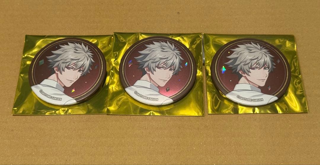 うたプリ スイパラ ライエモ 缶バッジ 黒崎蘭丸3個