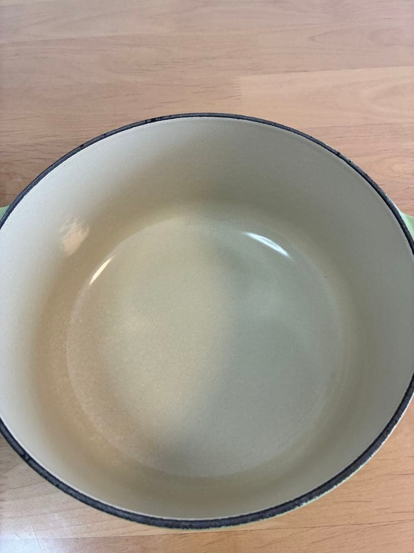 LE CREUSET 両手鍋 グリーン