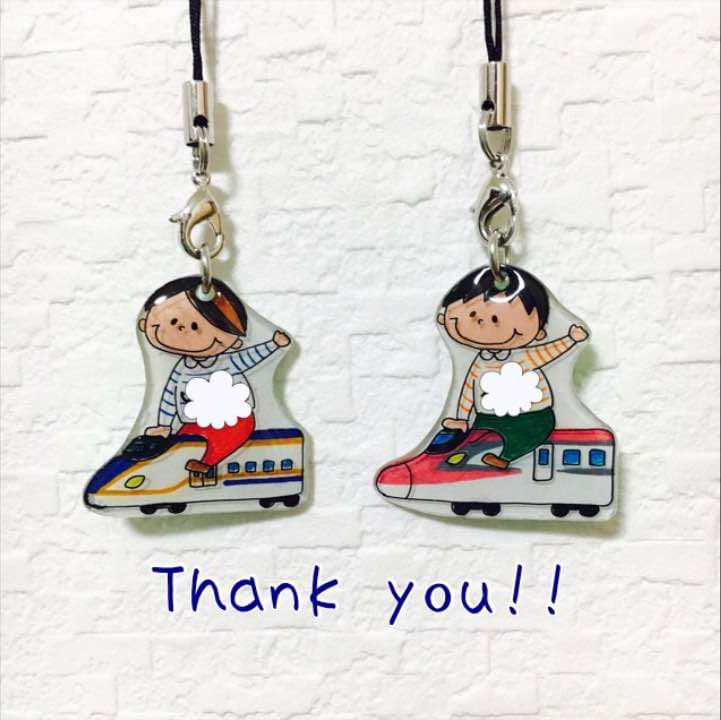 【ここあ様ご確認用】☆新幹線名入れキーホルダー☆