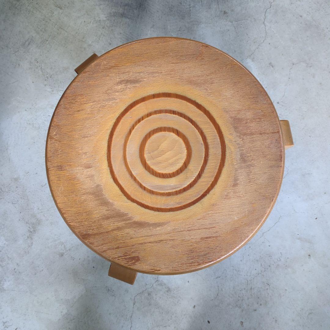 希少◇ビンテージ 丸椅子 スツール スタッキングチェア Yamaguchi 日本