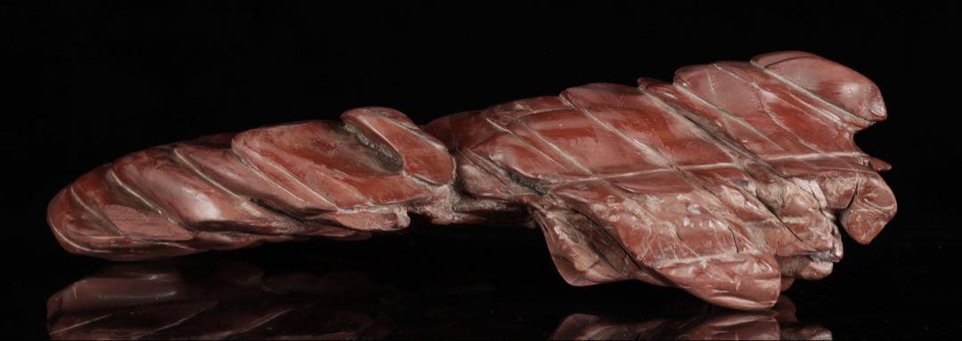 赤石 赤色天然石 レバー鑑賞石 水石 原石 鑑賞石 飾石 美石 台座付