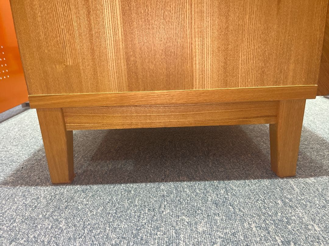 美品　無印良品 タモ材　3段チェスト キャビネット　廃盤　シンプル モダン 北欧