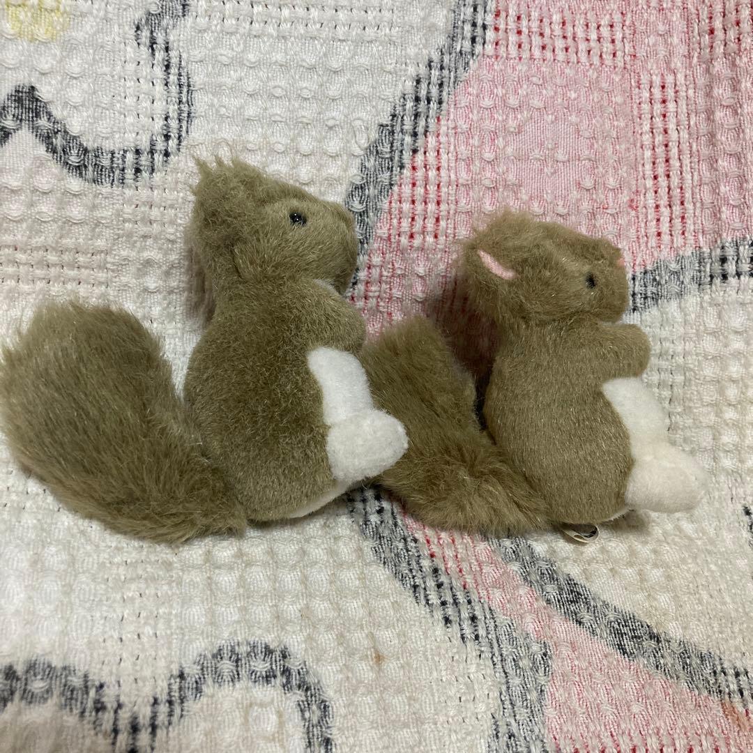 カバヤ マスコット 6コセット 中古品 ハムスター＆ウサギ＆リス バラ