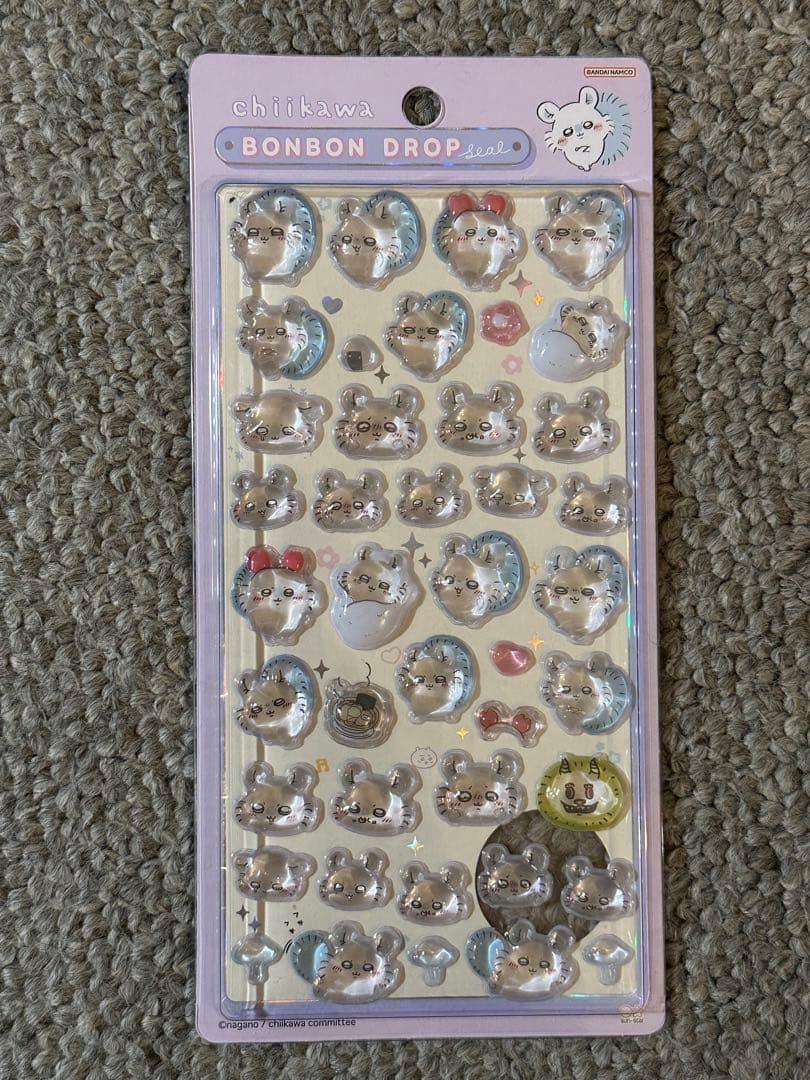 ちいかわ　ボンボンドロップシール&ウォーターシール 10枚コンプリートセット