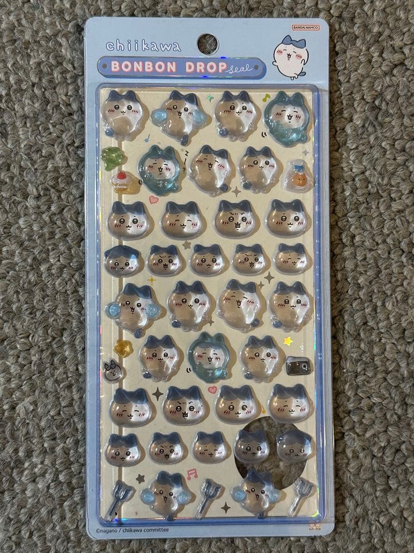 ちいかわ　ボンボンドロップシール&ウォーターシール 10枚コンプリートセット