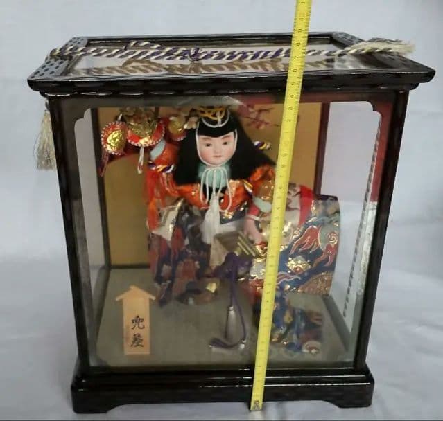 五月人形　兜差　ケース入　昭和レトロ　アンティーク