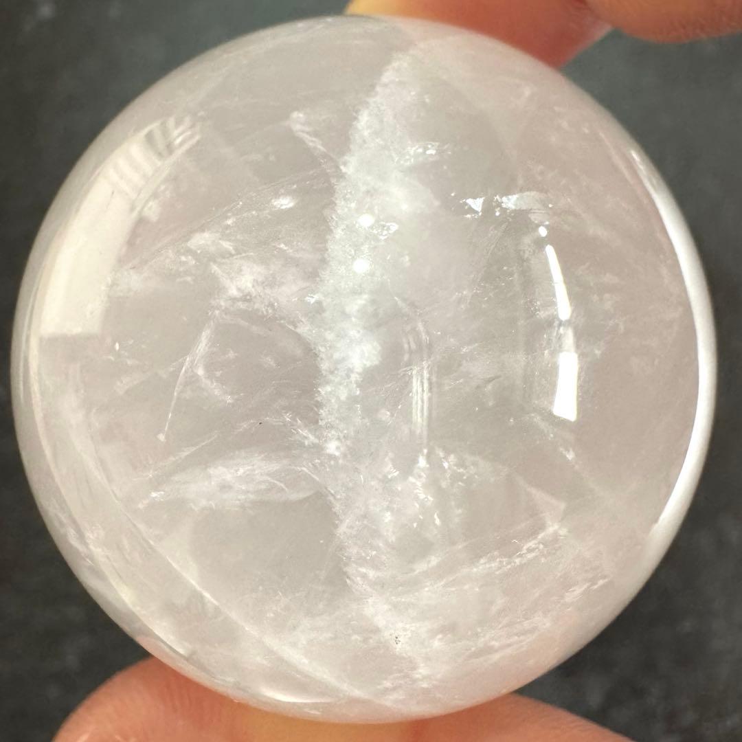 ペリウィンクル　ローズクォーツ　約47mm マダガスカル産