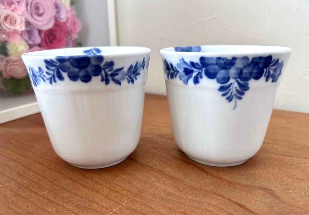 ブルーフラワー　シンフォニー　スタイルカップ　ペア