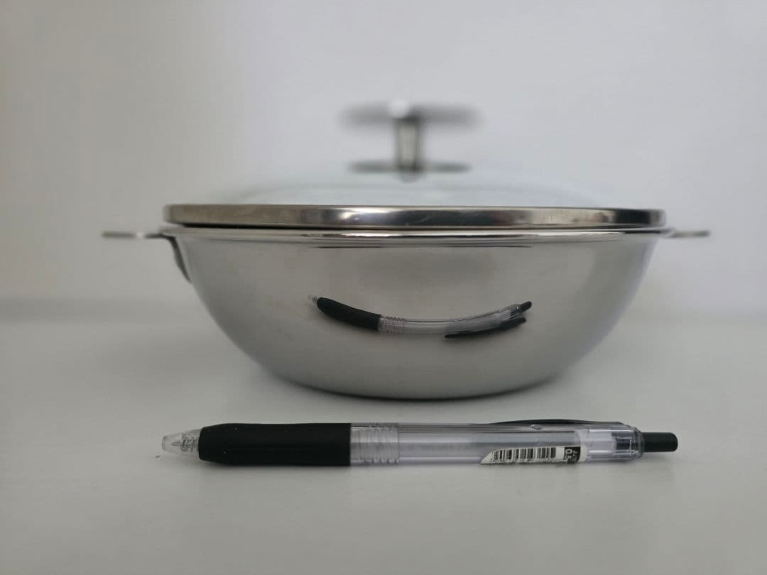 CRISTEL ステンレス　中華鍋　20cm