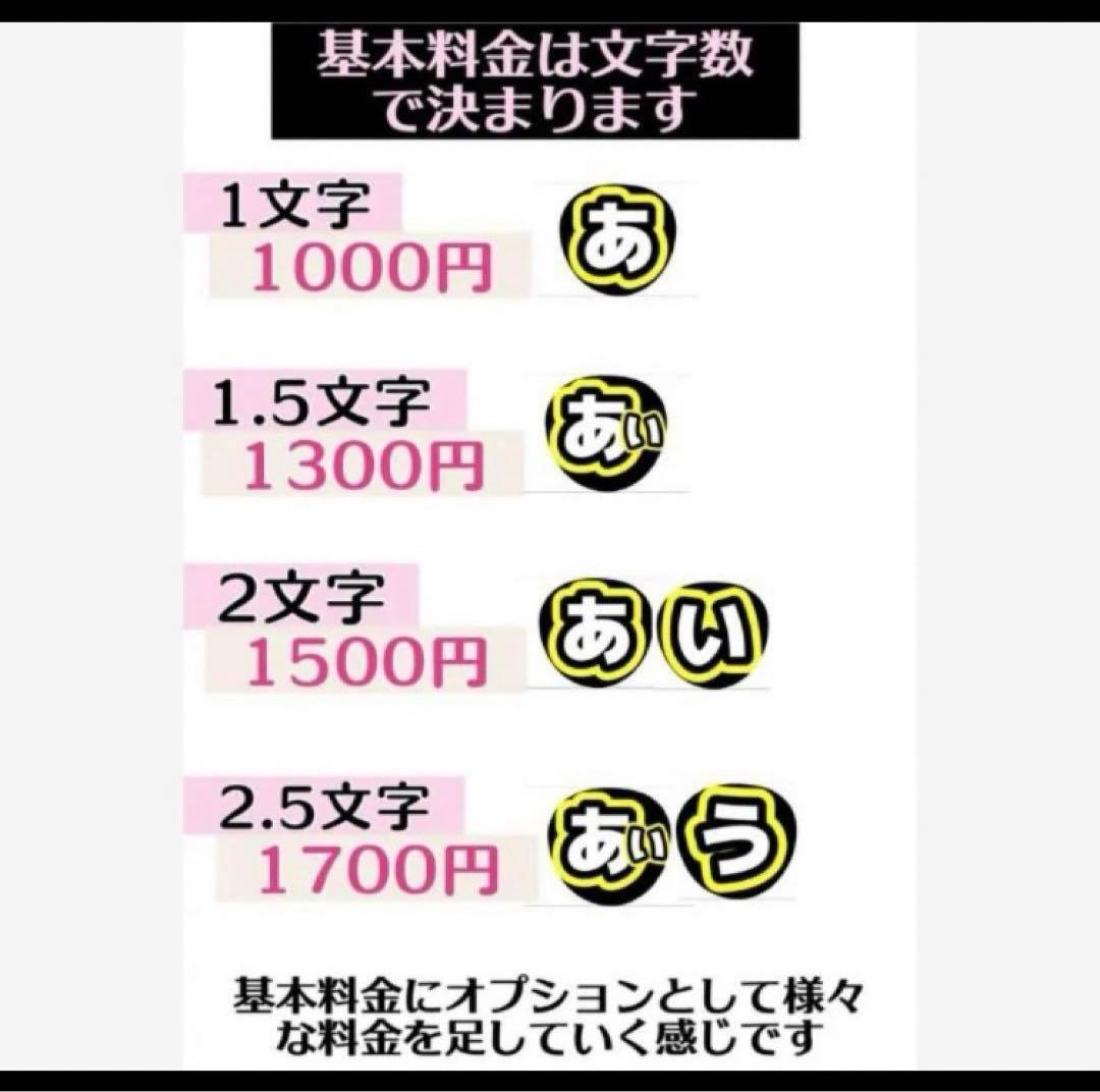 うちわ　文字　オーダー　ネームボード　文字パネル　　ファンサ