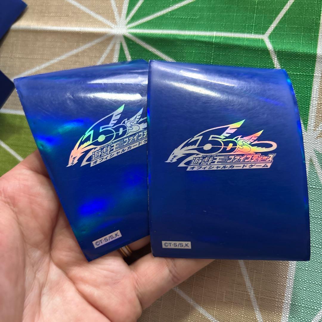 遊戯王OCG 5DS スリーブ 青 49枚 - メルカリ