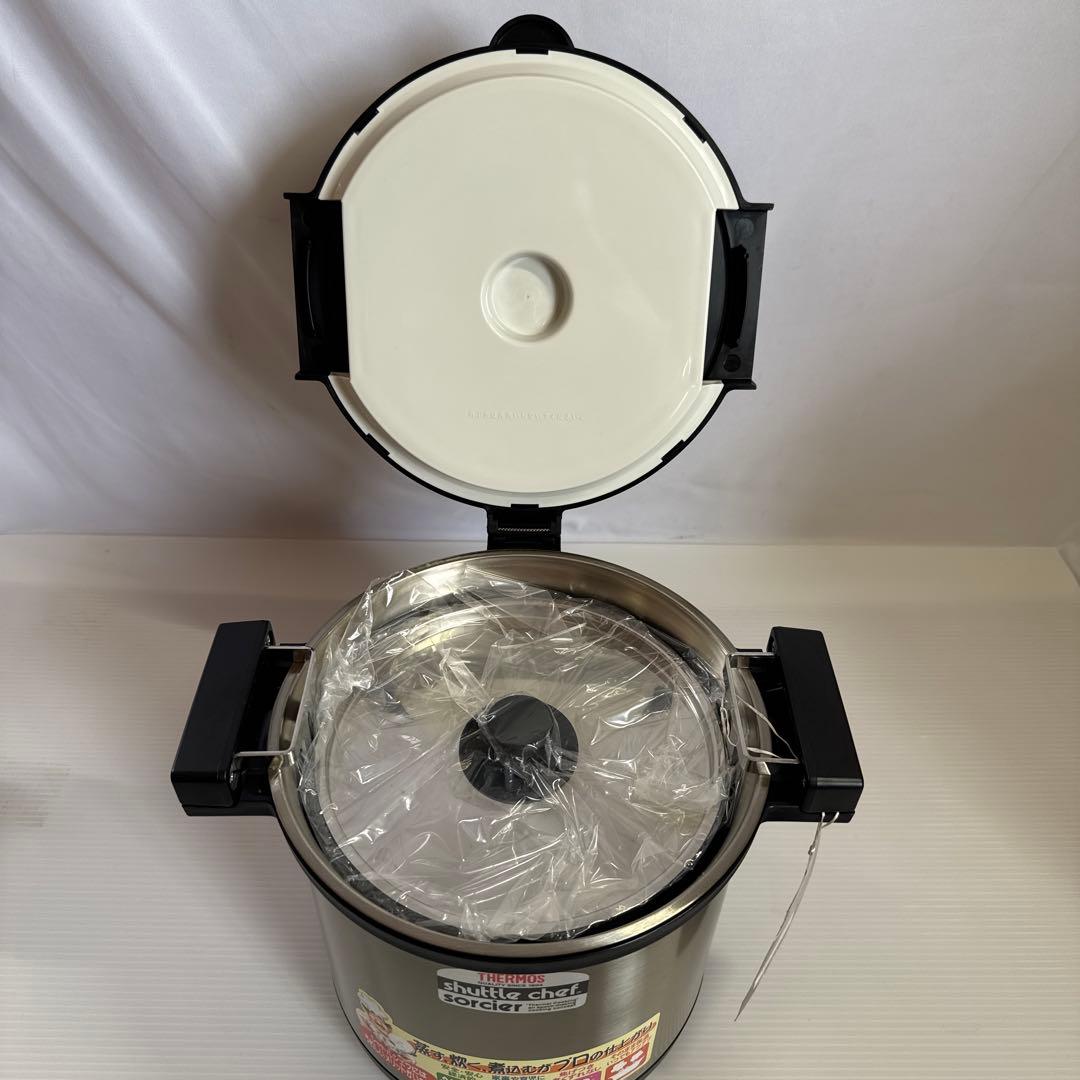 サーモス　シャトルシェフ　真空保温調理器　ブラック　KPL-4501 4.5ℓ