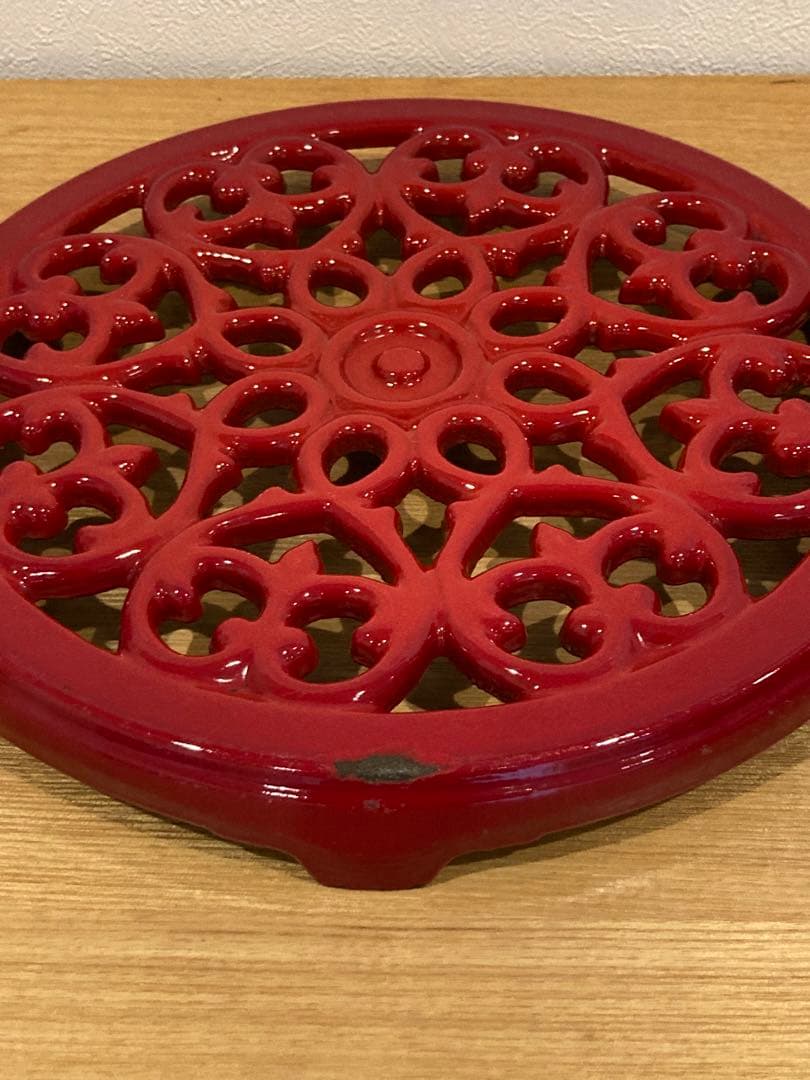 staub スクエアティーポットピメントteapot ケトルトリベット付き