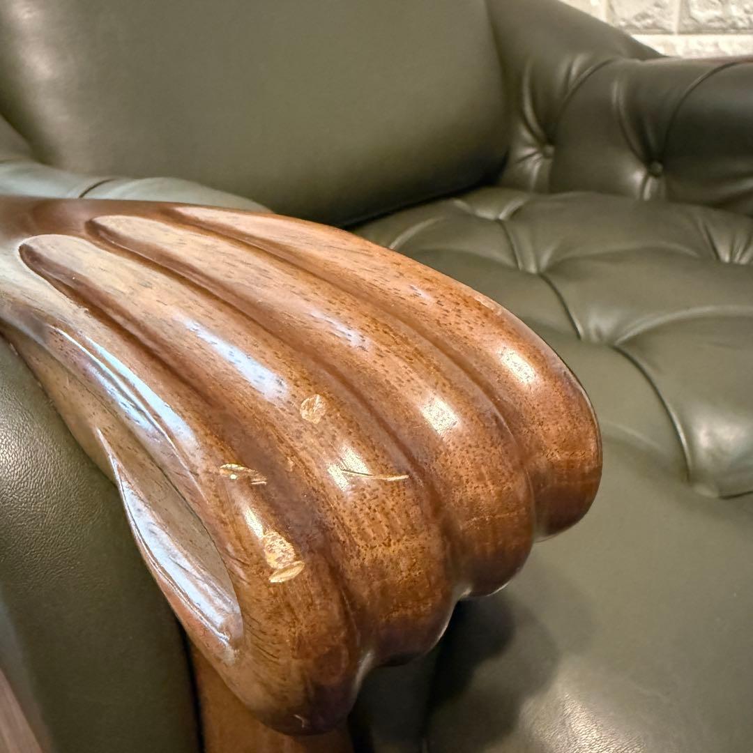 美品 『maruni』マルニ ベルサイユ シングル ソファー 36万 本革