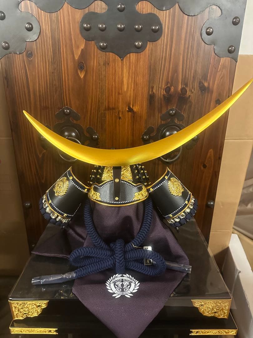 【新品閉店セール】伊達政宗公 兜飾り 本格鎧兜 仙台市博物館所蔵・翠鳳作