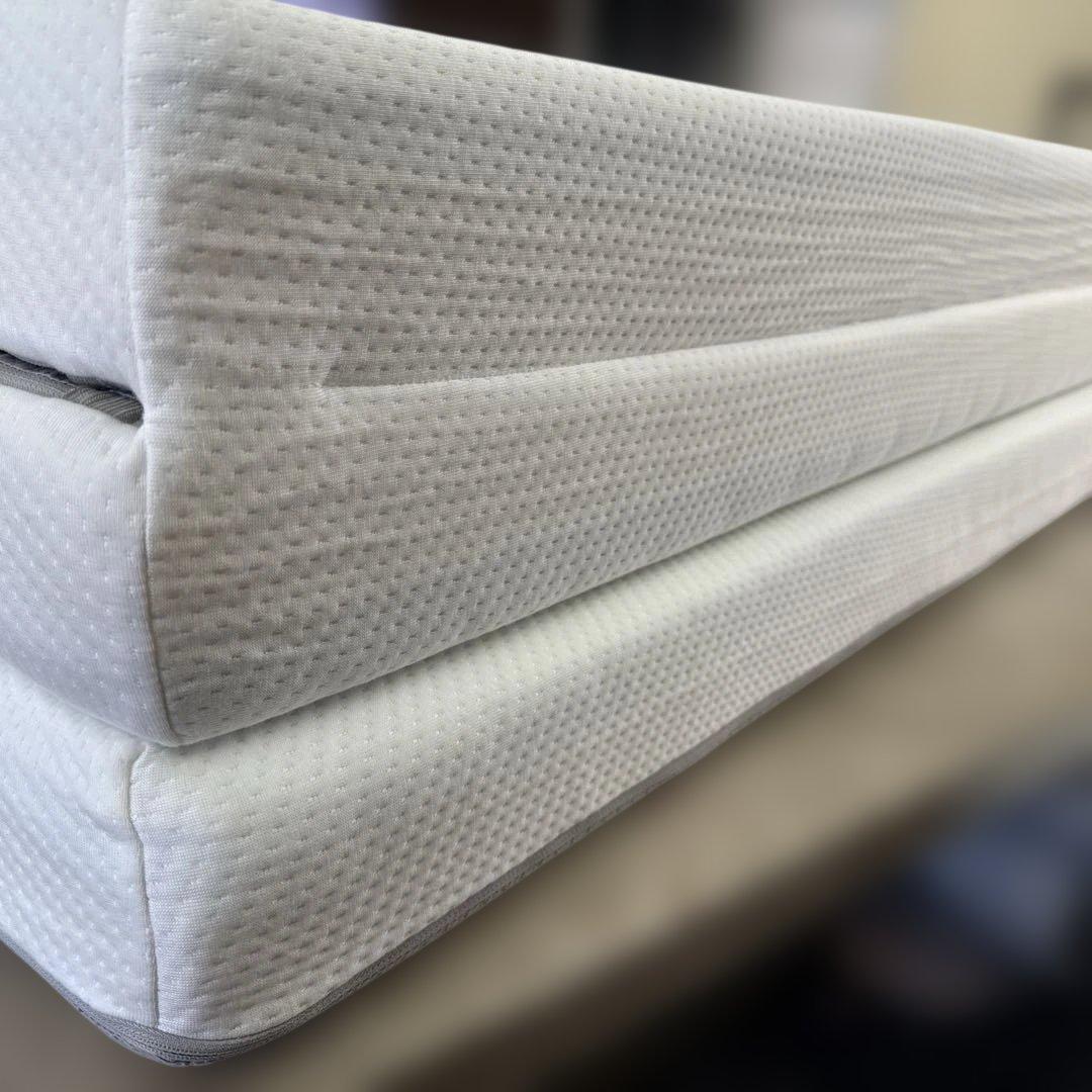 ✨ネルパンダ リーフ・マットレス✨三つ折り布団✨ダブルサイズ！✨美品✨