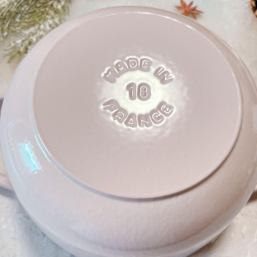 ♡ストウブ Wa-NABE 18cm フレンチローズ　ピンク　両手鍋　ワナベ