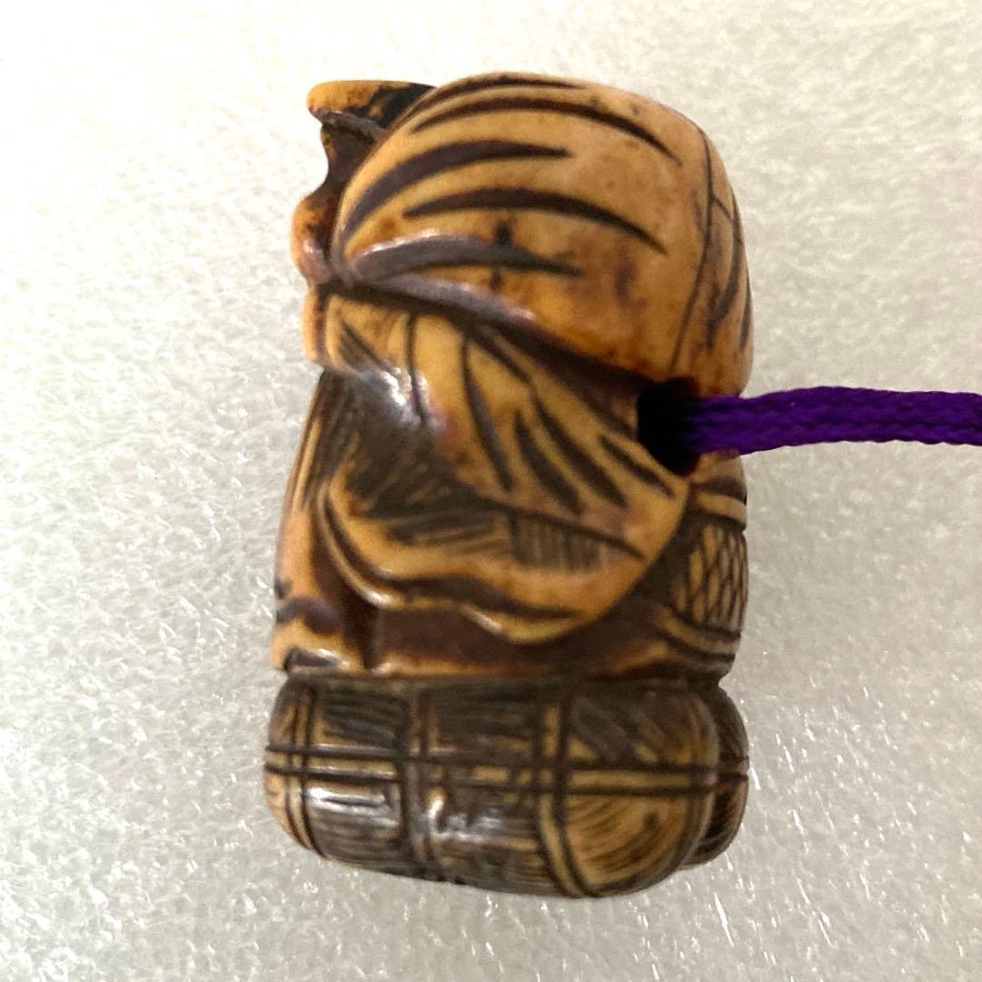 根付　大黒天　天然素材　置物　骨董　古美術品