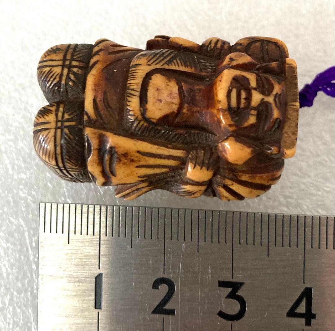 根付　大黒天　天然素材　置物　骨董　古美術品