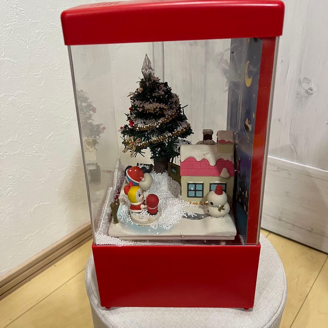 ドラえもん 雪ふるクリスマスツリー スノードーム 動作確認済み