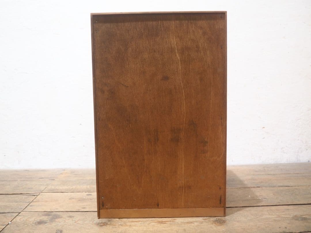 1243 ①10kg 重厚な無垢材の収納棚　袖机　引き出し　チェスト　テーブル