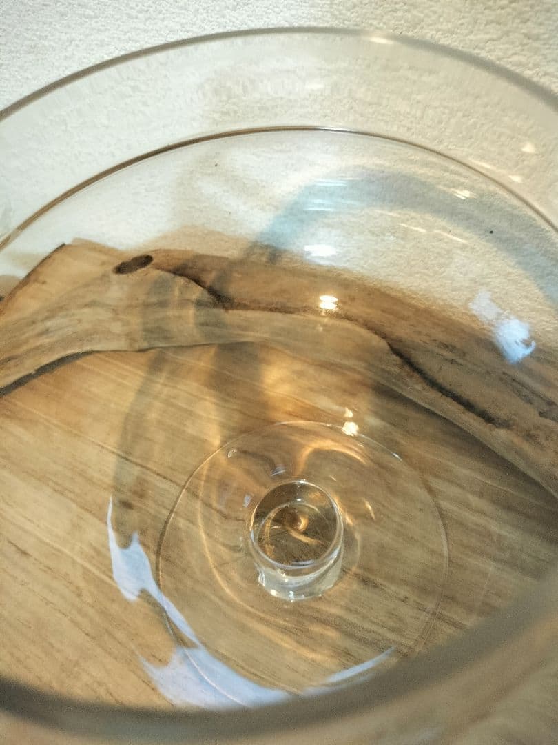 未使用☆ビンテージ昭和レトロ☆海外のお洒落な足つきキャニスター　大きめです。