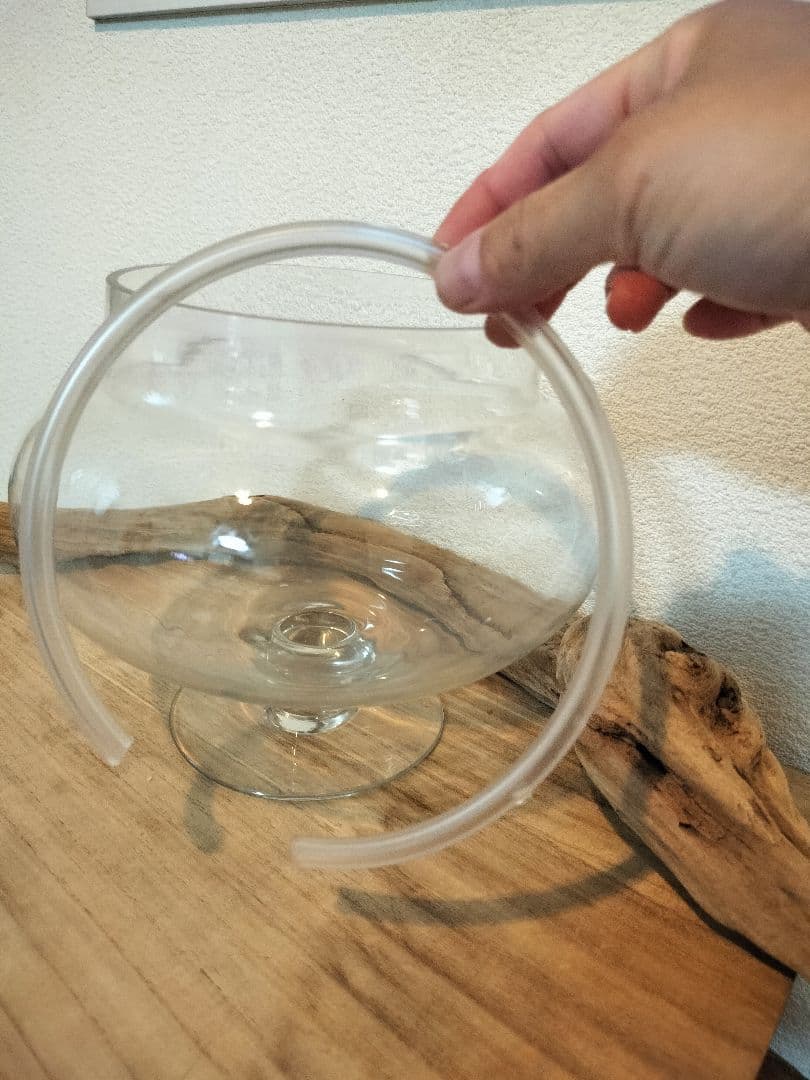 未使用☆ビンテージ昭和レトロ☆海外のお洒落な足つきキャニスター　大きめです。