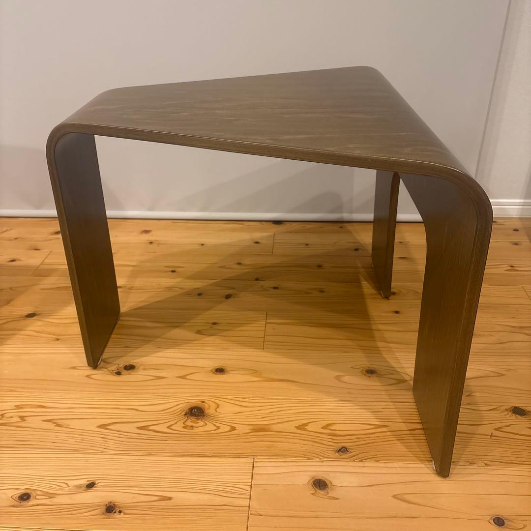 エコーネス　ノルウェー製　ウォールナット　ストレスレスサイドテーブル