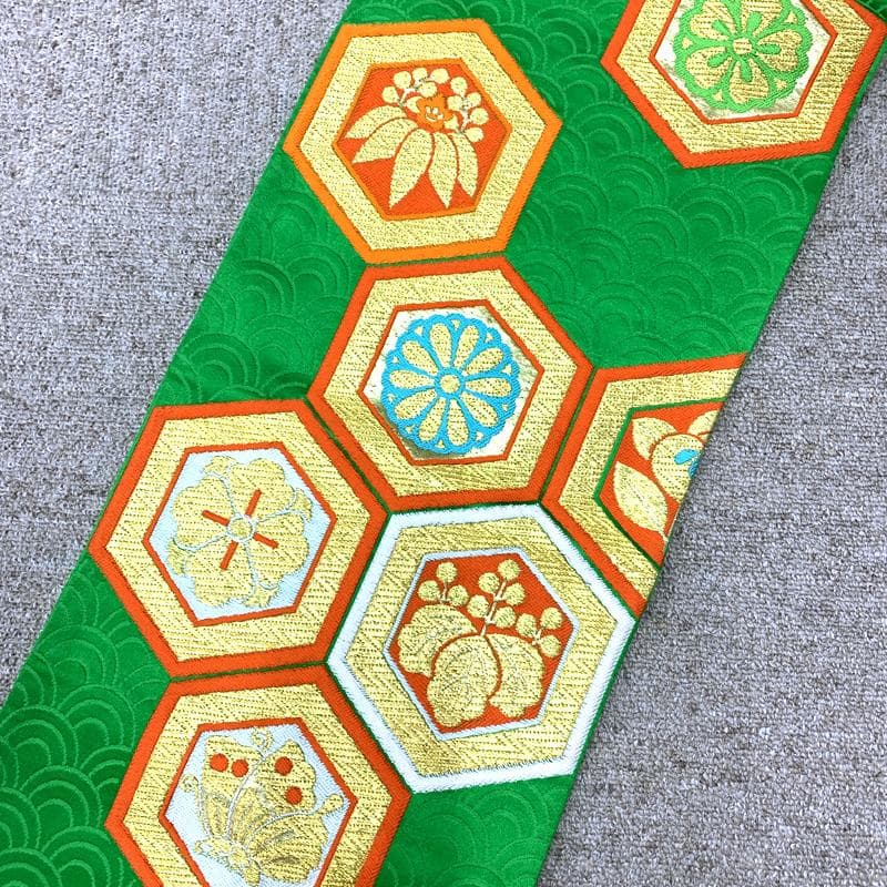 503ag72□七五三 七歳 女児 着物&袋帯&長襦袢 金彩 束ね熨斗 毬□