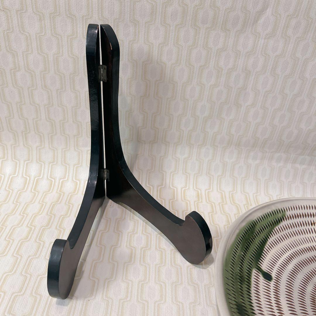 美品 セット 小石原焼き 大皿 美品 飾り台付き 壺 花瓶