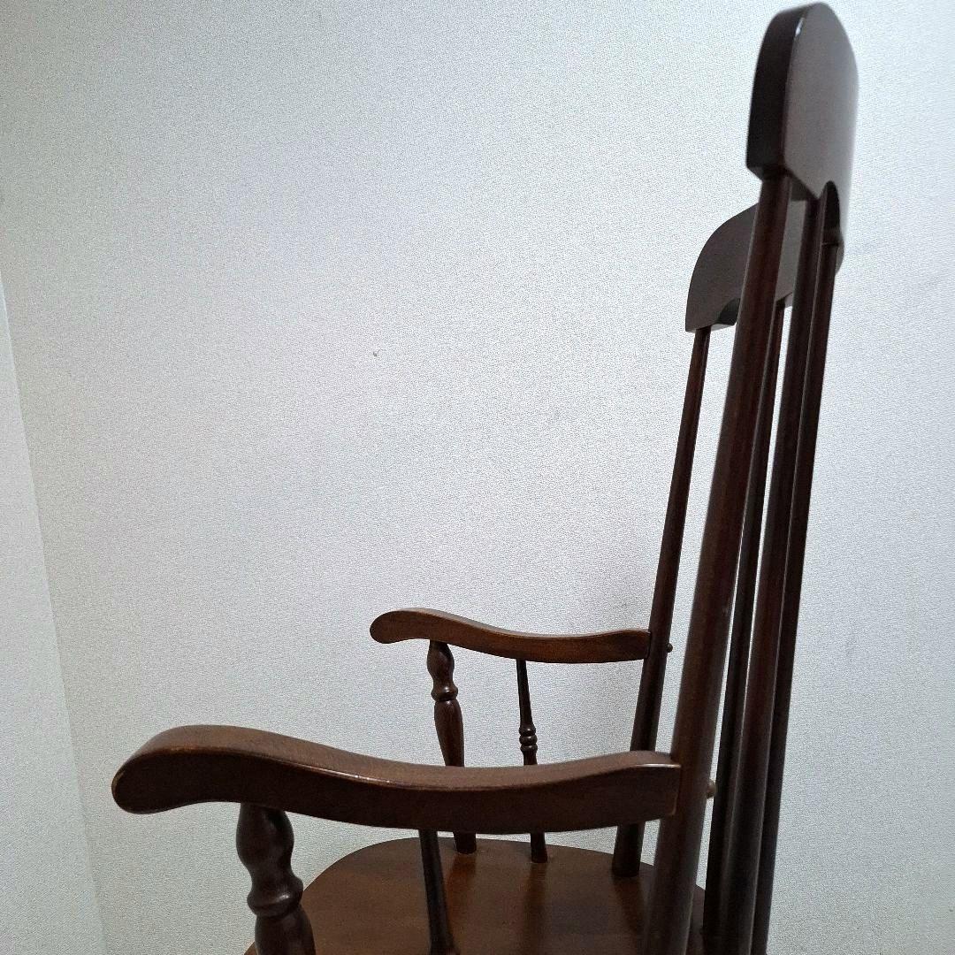 【美品】柏木工 ロッキングチェア ウィンザースタイル 高級 木製