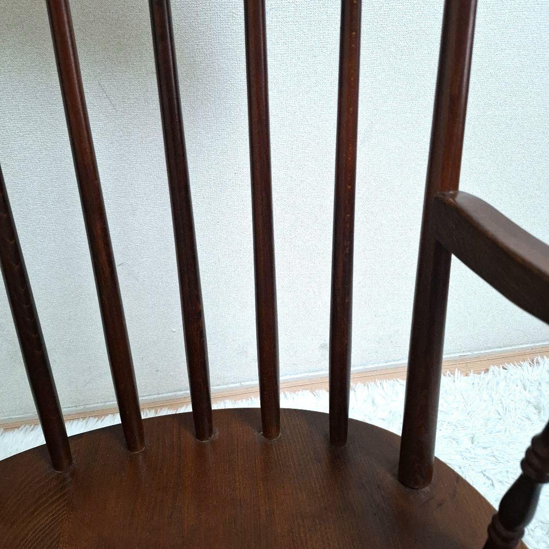 【美品】柏木工 ロッキングチェア ウィンザースタイル 高級 木製