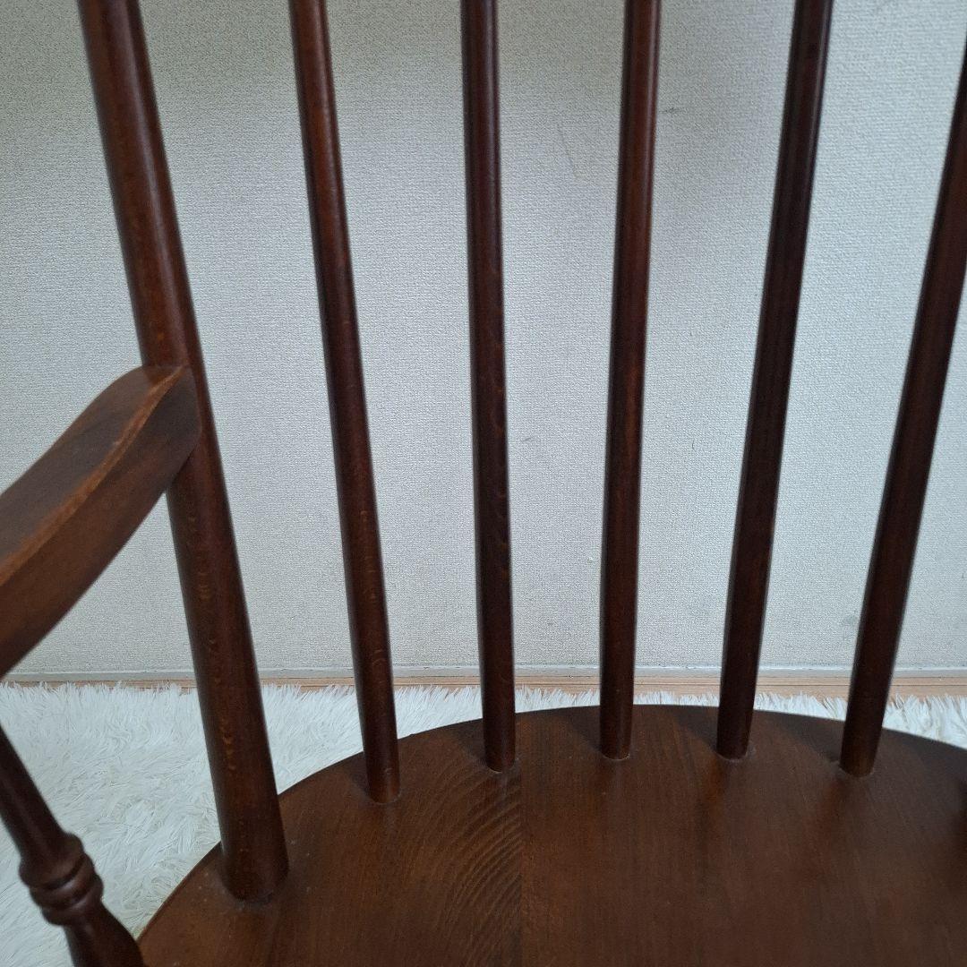 【美品】柏木工 ロッキングチェア ウィンザースタイル 高級 木製