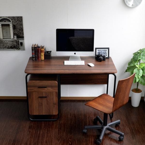 《新品・送料無料》パソコンデスク 幅118cm デスク 机 ワークデスク